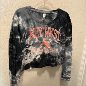 Key West Florida Tie-Dye Crop Top